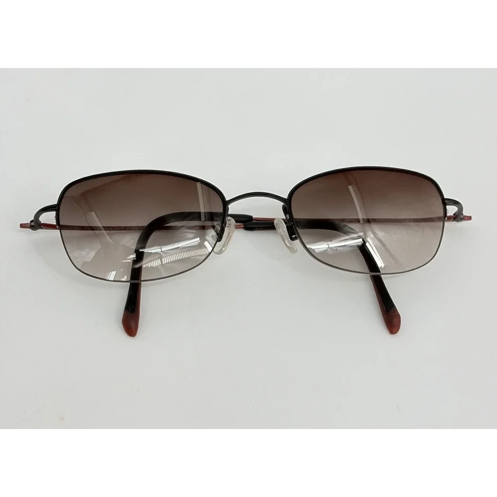 Charmant Womens Eyeglasses Frames Half Rim Titanium CH8575 48-19-135